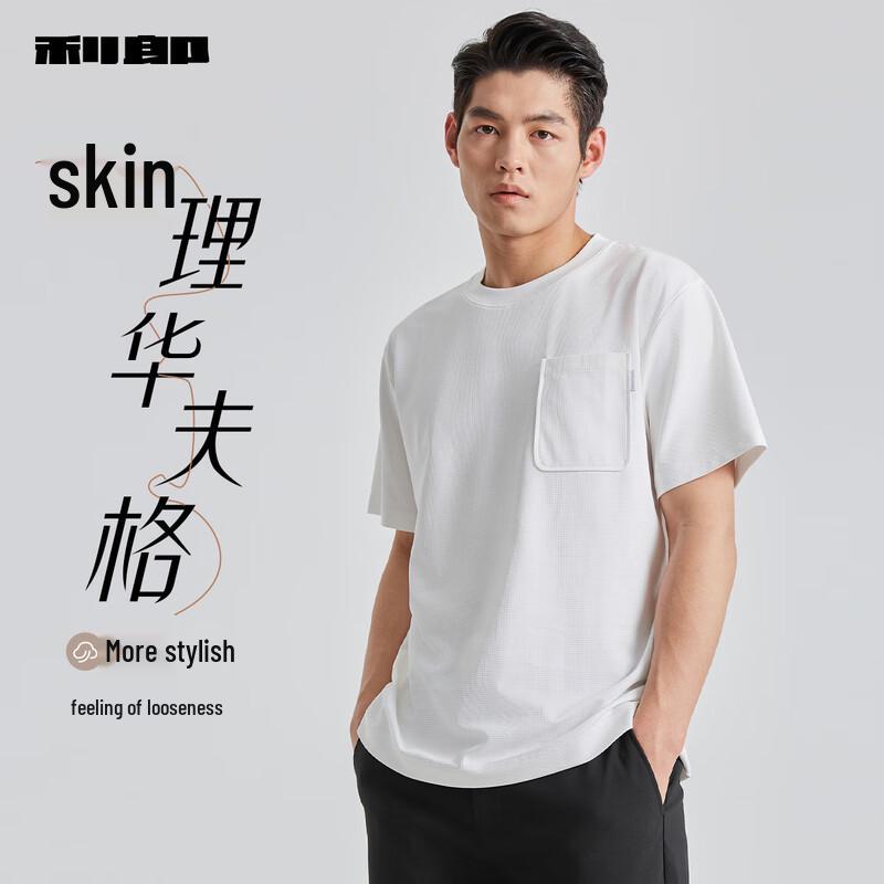 Lilanz Men s Waffle Texture Short Sleeve T-Shirt 180/96A