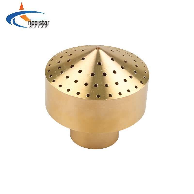 MSTAR Brass Layered Flower Fountain Nozzle 3/4 inch