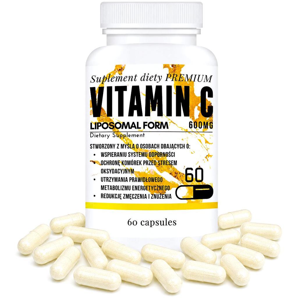 60x Liposomales Vitamin C 600mg – Antioxidans, Immununterstützung, Phosphatidylcholin