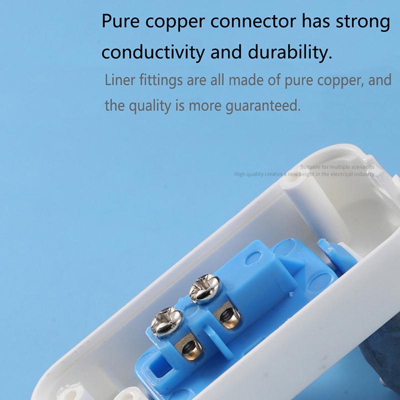 1/5Pcs Small Rocker Button Wiring Switch White Hand Pinch Bedside Small Appliance Push Button Boat Shape Switch