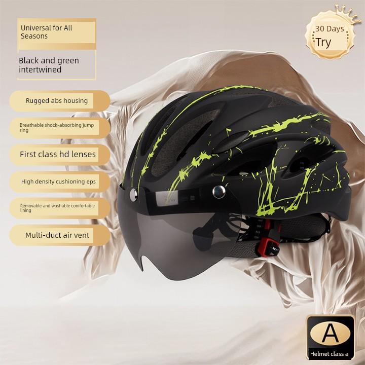 Cycling Helmet for Men and Women, Outdoor Sports Magnetic Goggles, Sun Protection and Insect Protection, Bicycle Safety Helmet 2026 New Model