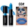 12 Colors Waterproof Blue Matte Lipstick Makeup Green Black Lipstick Long-lasting Purple Lip Stick Halloween Cosmetics for Women