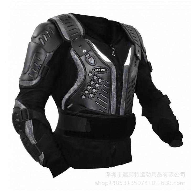 SULAITE Off-Road Motorcycle Armor Jacket With Optional Neck Protector Adult Riders Full Body Protection Trail Enduro