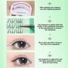 6/10 Rows Natural Manga False Eyelashes Korean Reusable Eyelashes Extension Individual Lashes Clusters Glue/No Glue Style