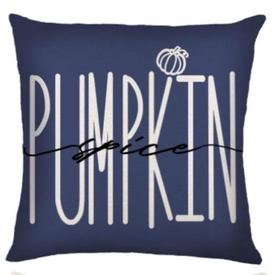 Halloween Pumpkin Decor Plaid Linen Throw Pillow Cover Living Room Sofa Lumbar Pillow Cushion