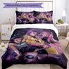 3pcs KPop Demon Hunters9 Design Cover Set - HD Printed Bedding with 1 Cover and 2 Pillowcases - Perfect for Home and Dorm Decor