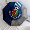 Getafe CF  pattern, automatic folding umbrella, portable and foldable design, 8 ribs, a Christmas or birthday gift.