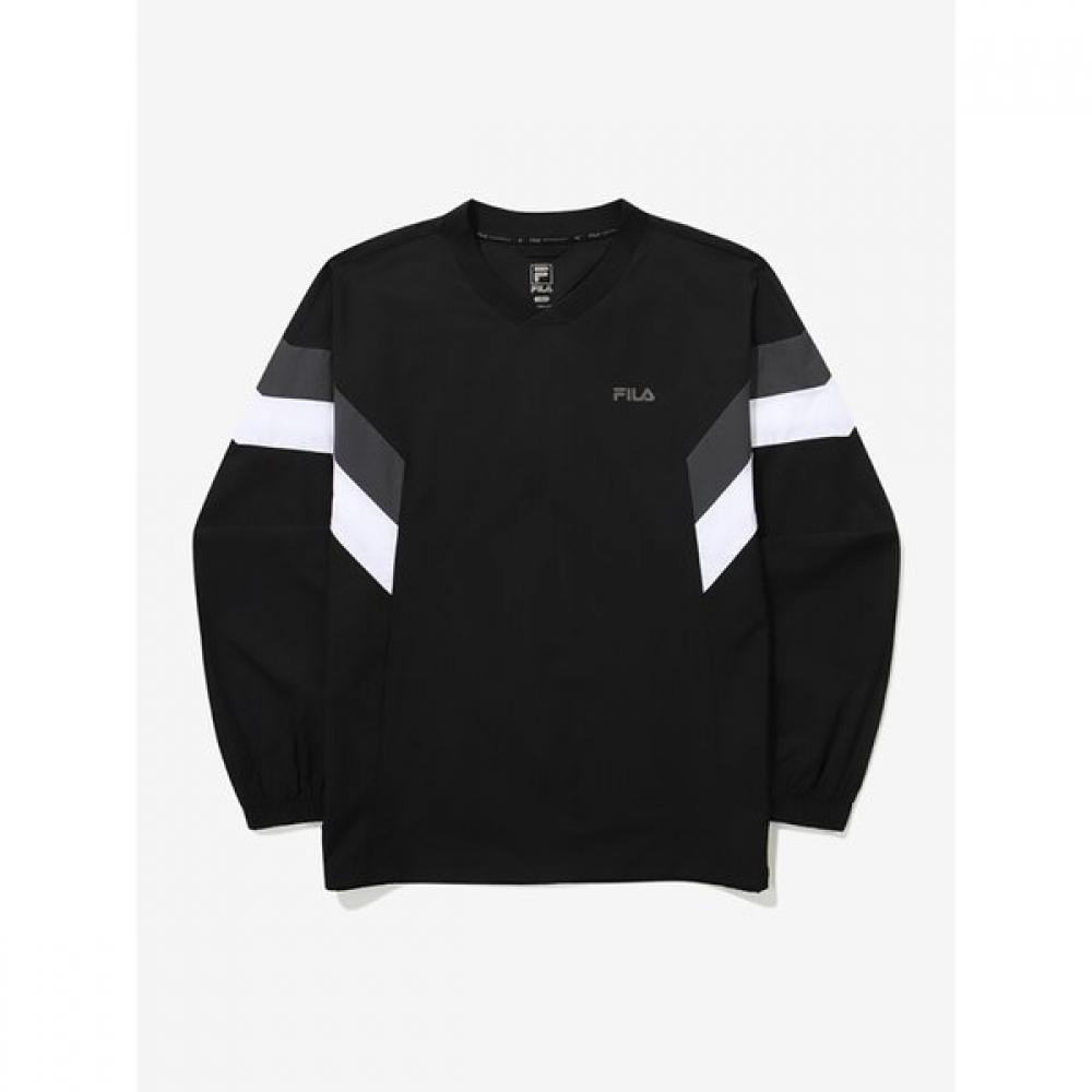 Fila Stretch V Neck woVen Sweatshirt