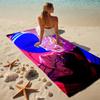 Neon Kiss Stylish Digital Printing Beach Towel Quick‑Drying Absorbent Blanket for Beach Pool Gym Travel