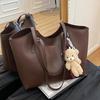 Große Einkaufstasche, Lässige und Stilvolle Einzelschultertasche, Damen-Achseltasche, Handgehaltene Einkaufstasche