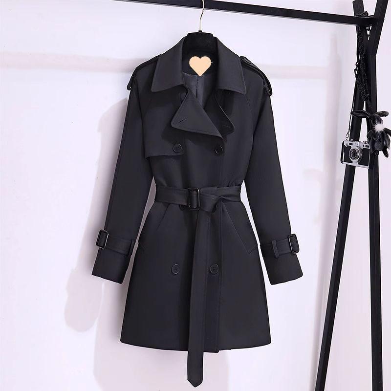Trenchcoat Damen neuer Frühling und Herbst kleiner Sinn mittlerer und langer Taille Temperament beliebter Mantel dieses Jahr