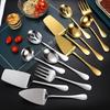 Conjunto de 6 Peças de Utensílios de Servir para Catering em Aço Inoxidável para Festa Buffet Jantar, Colher Garfo Pá Servidor de Bolo Louça