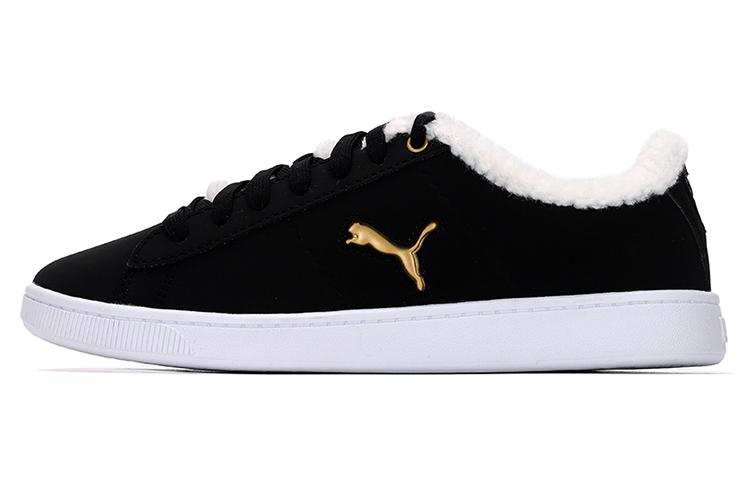 PUMA Vikky V2 Cat Teddy Sneakers Black Women s 381090-01 36