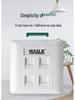 HAILE Type 86 White Four-Port Network Panel HT-8604 for Telephone Modules.