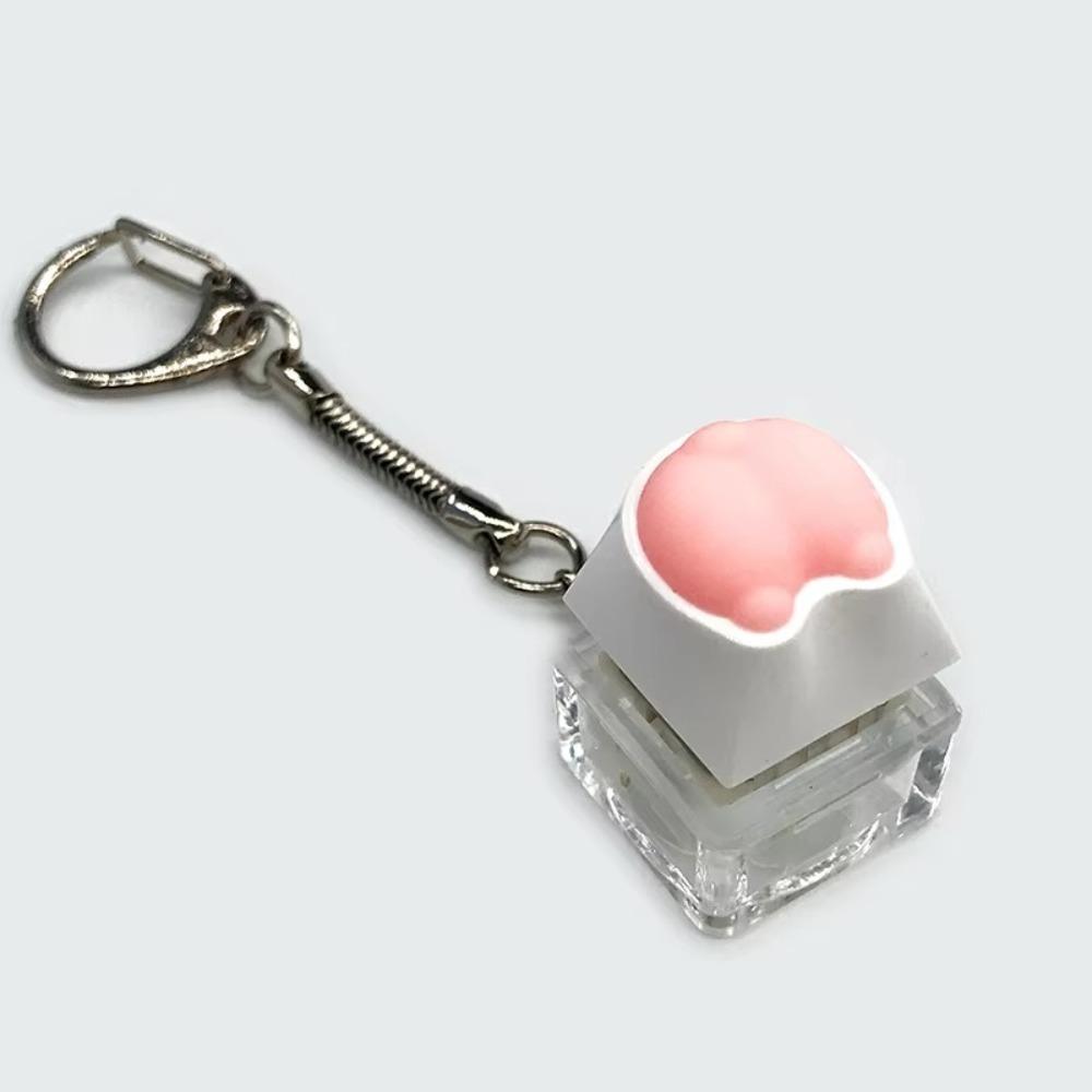 

Cat Butt Keycap Tester Portable Back Bag Pendant Cute Fingertip Decompression Pressure Toy Unisex B