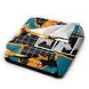 Pokemoned Charizard 006 Schematic Poster Knitted Blankets Fleece  Ultra-Soft Throw Blanket for Outdoor Travel Bedspread