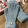 LALA Pure Wool Finger Knit Gloves