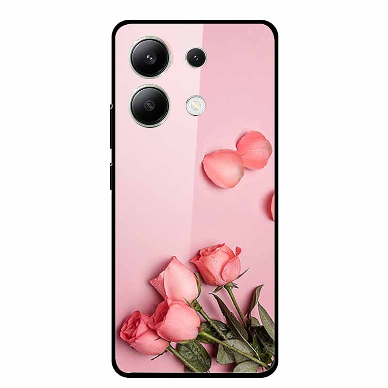 For Xiaomi Redmi Note 13 5G Phone Case Soft Bumper Tempered Glass Hard Back Cover Case For Redmi Note 13 Pro Case Note13 Pro Bag