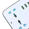 AB Fişli 2/3 Pinli Priz 1 Tip-C 3 USB Portlu 4 Yollu AC Priz 2/3/5M Uzatma Priz Şarj Edebilir Elektrik Priz