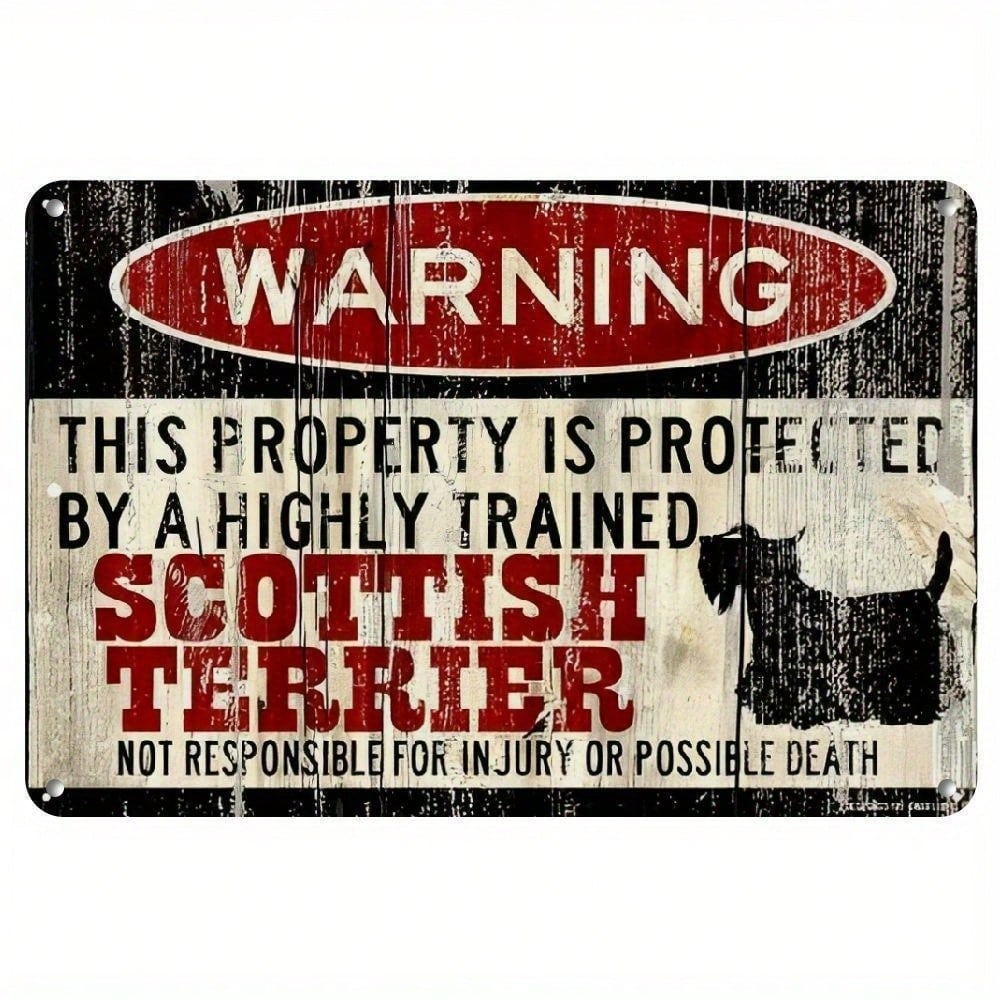 

Funny Dog Warning Sign Vintage Tin Wall Art Retro Metal Decor 8x12 Inch Home Bar Garage Man Cave 20x30 разноцветный