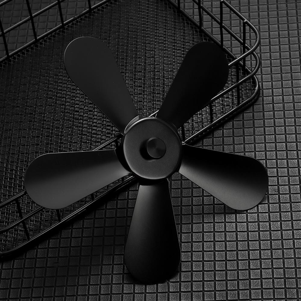 Cheap Black Fire Heat Power Saving Eco Wood Stove Fan Fireplace Fan Log