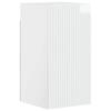 Bathroom Wall Cabinet ARNHEM High Gloss White 30 X 31 X 59 Cm