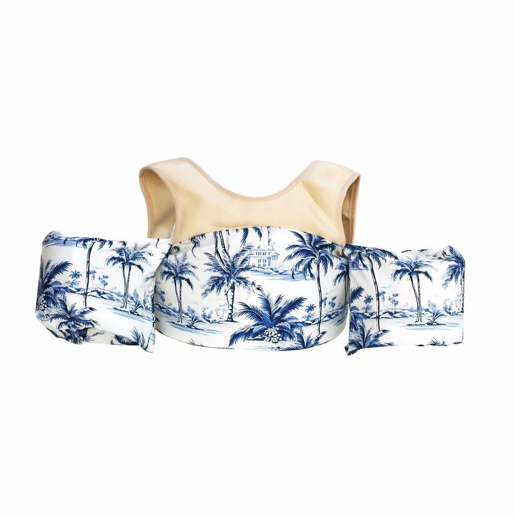 Children's Buoyancy Vest: Swim Suit with Foam Float Sleeves and Armbands for Learning to Swim