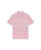 NOTIG Rayon Blend Patterned Short Sleeve Polo Shirt Pink_Oms1T1Ts103P1