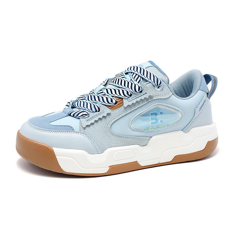 

2025 Новинка Универсальная обувь для пар Толстая подошва Кроссовки Ретро Повседневная обувь для мужчин 41 синий