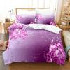Blue Flower Duvet Cover Queen Size With Zipper Pillowcase 3D Floral Bedding Set 3pcs 2pcs Full King Twin Single Double Bed Thin