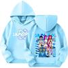 Girls Top Kpop Hunters Witch Hunt Pattern Children's Girls Hooded Hoodie
