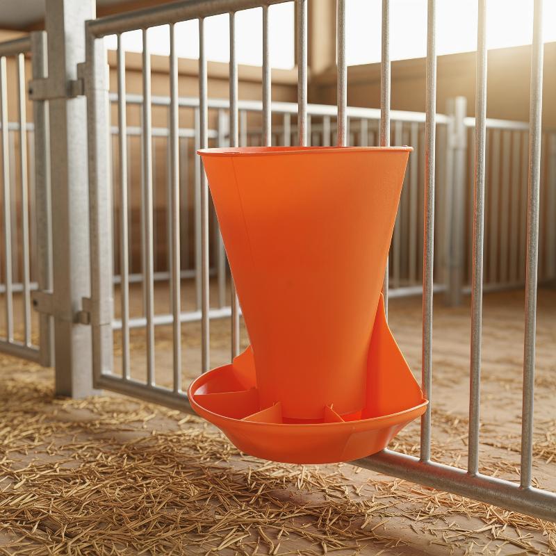 Plastic Piglet Feeder Trough Wall Mounted Feed Bowl For Pig Rabbits Chicks Farming Livestock Equipment And Small Animal Farm