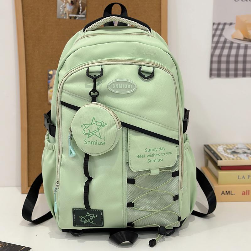 Male and Female Students Schoolbags Elementary School Students Junior High School Students High School Large Capacity Backpacks