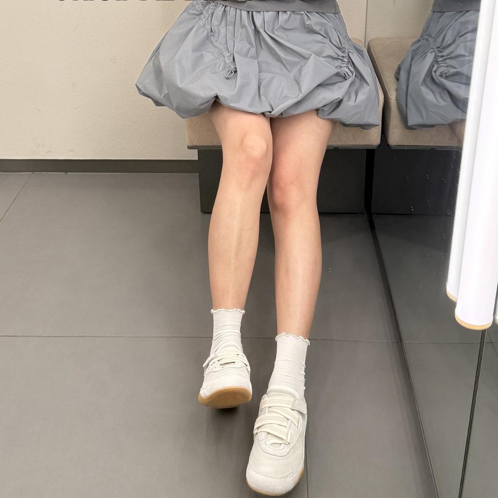 2025 summer and autumn new French retro style Velcro ballet training shoes women's Forrest Gump casual sports shoes women