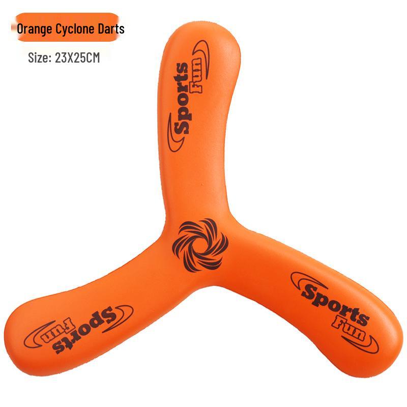 Children's Soft Boomerang Frisbee: Three-Leaf Outdoor Sports Toy for Boys and Parents