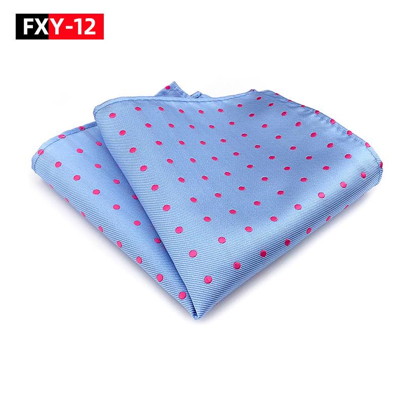 Men's Polka Dot Suit Handkerchief - Fashionable Square Pocket Scarf