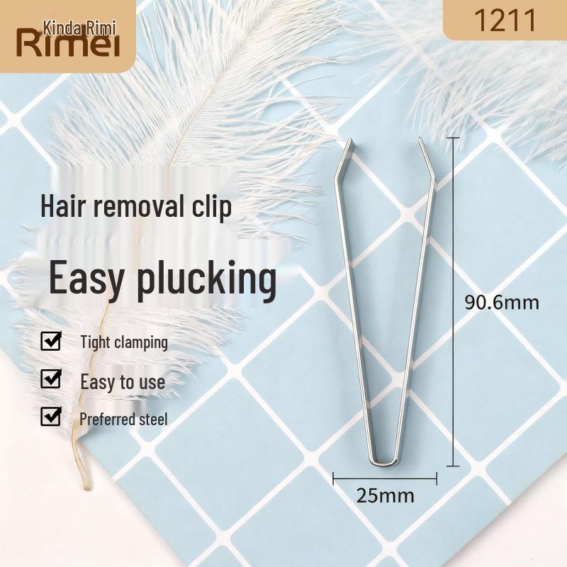 Edelstahlpinzette für Hühner-, Entenfedern & Fischgrätenentfernung - Stil 1211 Küchenwerkzeug