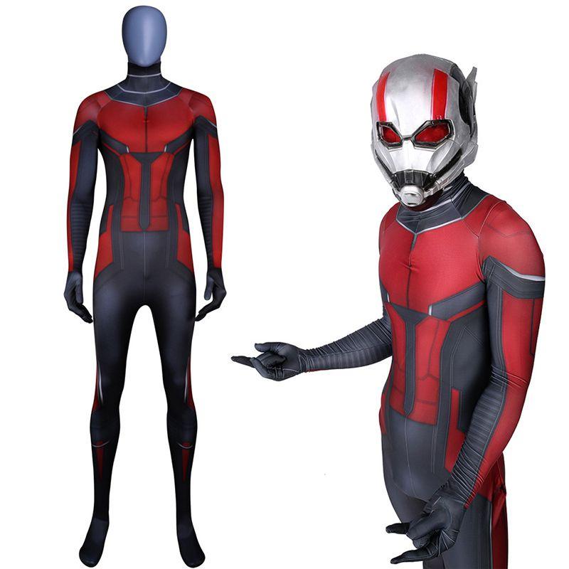 Scott Antman Tights Adult Kids Halloween Cosplay Costumes Zentai Suit 3d Print