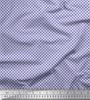 Soimoi Japan Crepe Satin Fabric Geometric Small Print Fabric by the metre 42 Inch