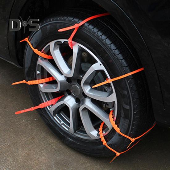 10/20/30/40 Stück Anti-Rutsch-Schneeketten für Autoreifen, Schneeketten für Auto-Winterreifen, Räder, wiederverwendbare, rutschfeste, vielseitige Schneeketten für vielseitigen Schnee