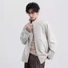Fengxun Men's Casual Stand Collar Work Jacket