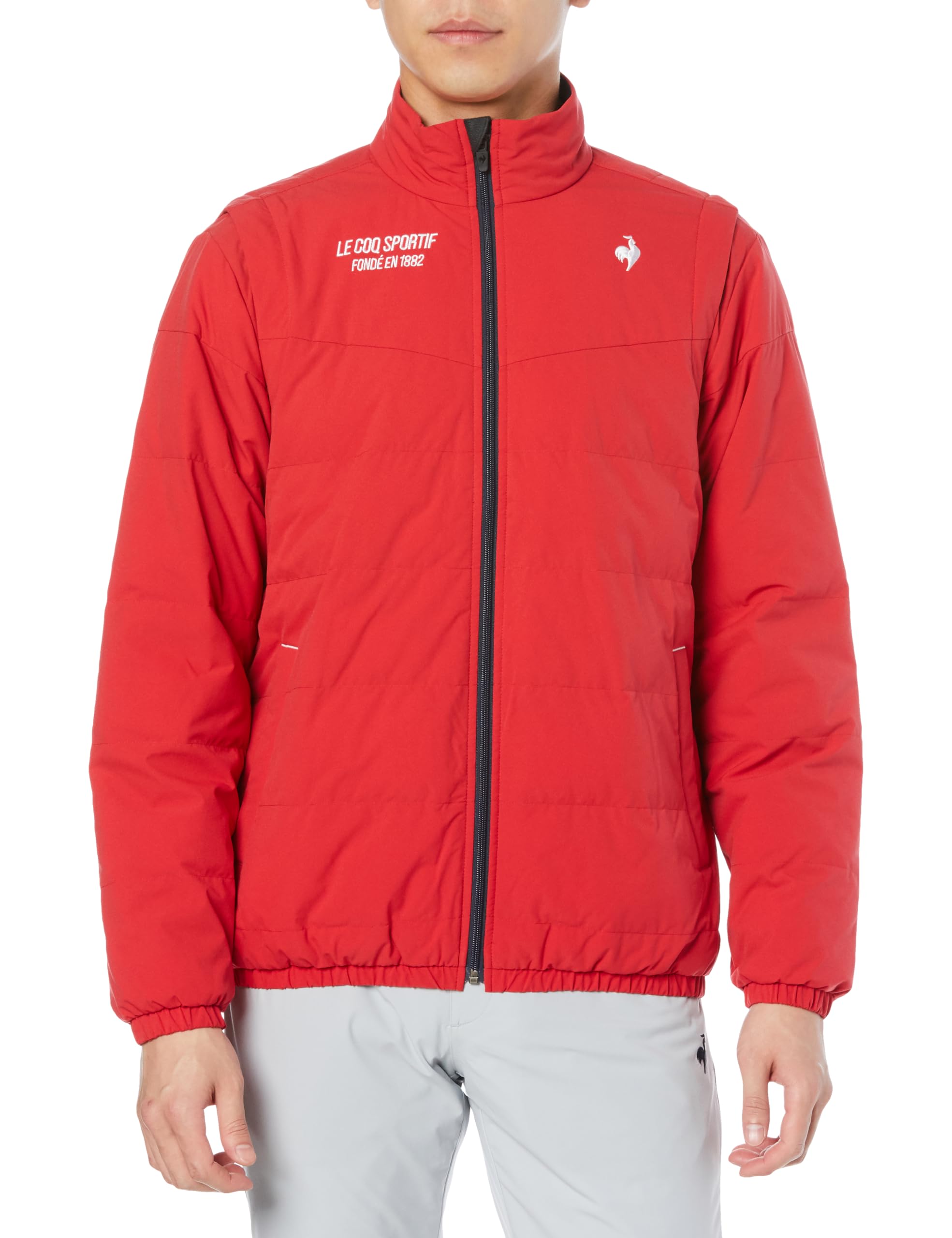 

Coq Sportif Блузон Filling Breaker Водоотталкивающий Эластичный Ветрозащитный Гольф QGMWJK20AT RD00 M [Le Golf] [Ограниченное Распространение] Мужской (красный)
