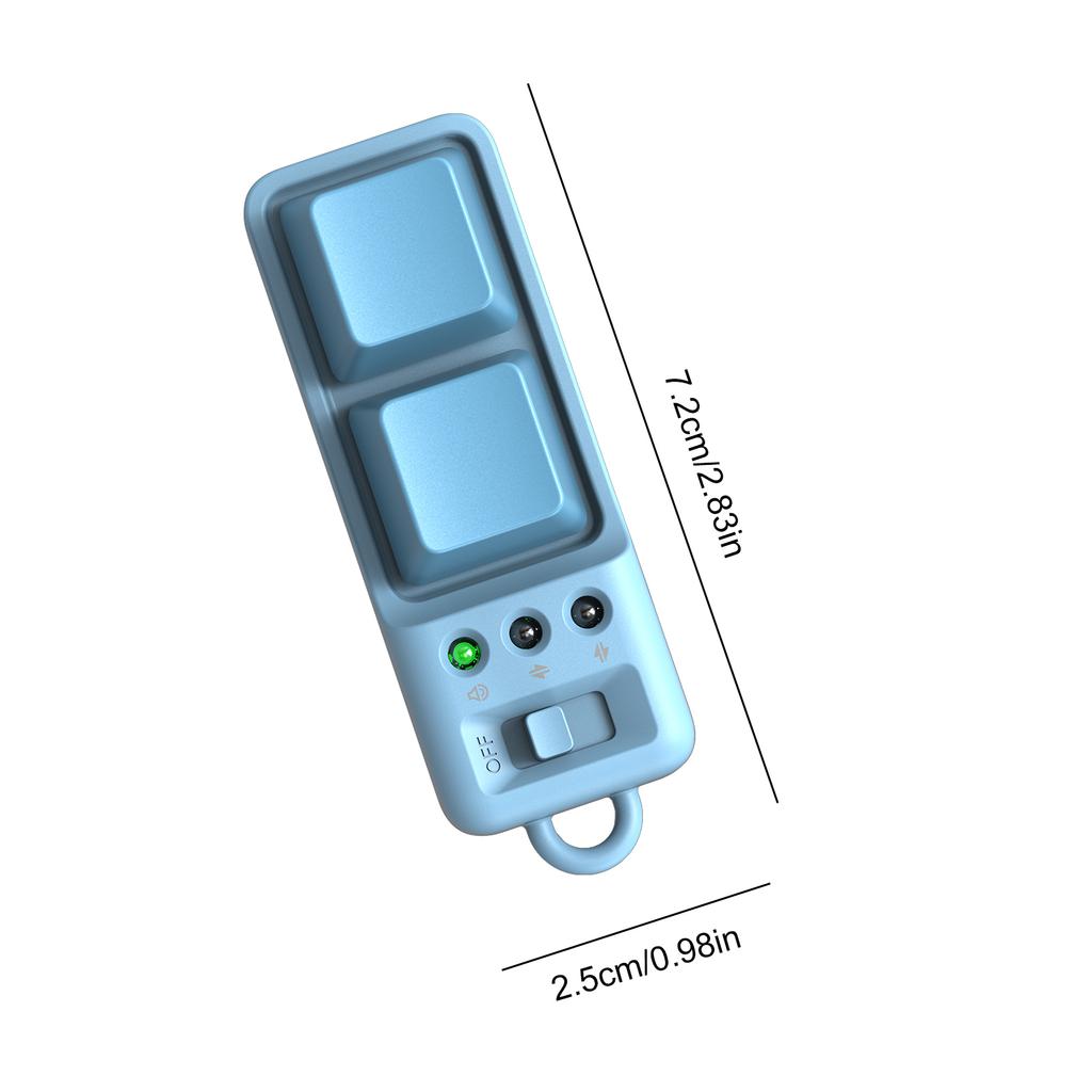 Keypad Dual Button E-book Page Turner for Tablet Mobile Phone Smart Fingertip Ring Bluetooth Remote Control for Android, iPhone