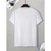 European Sizes Men's Angel & Devil Graphic Tee - Casual Cotton Crew Neck T-Shirt for Summer, Breathable & Soft