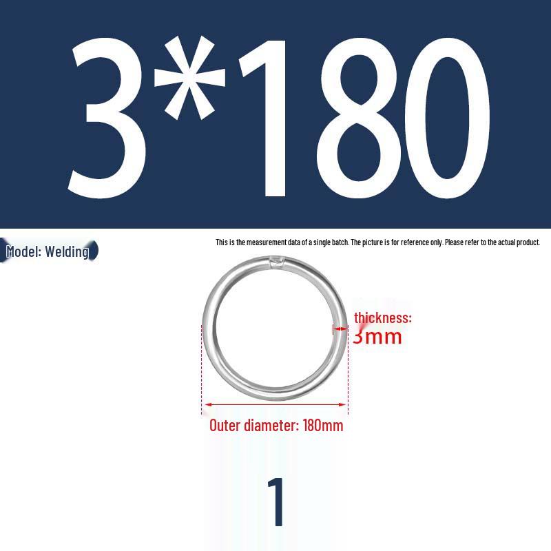 304 Stainless Steel Seamless O-Ring for Lifting and Hammock Yoga Connection