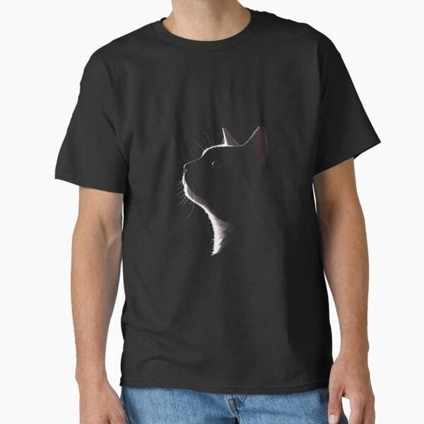 Cat Owner Aesthetic Cat Cat Silhouette Cla Made In UsaAus TShirt S2xl S