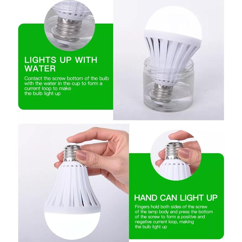 E27 5W 7W 12W 15W Smart Emergency Light LED Bulb 220V Rechargeable For Home Corridor Garage Emergency Lamps LED Lights New