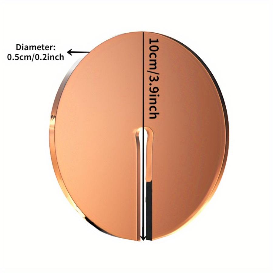 4PCS Simple and Thickened Acrylic Coaster Coffee and Tea Cup Anti-heat Insulation Mat Light Luxury Round High-temperature Tea Ceremony  Bowl Tray Mat