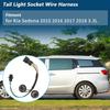 X Autohaux Tail Light Socket Wire Harness for Kia Sedona 2015-2018 3.3L No.92480-A9020
