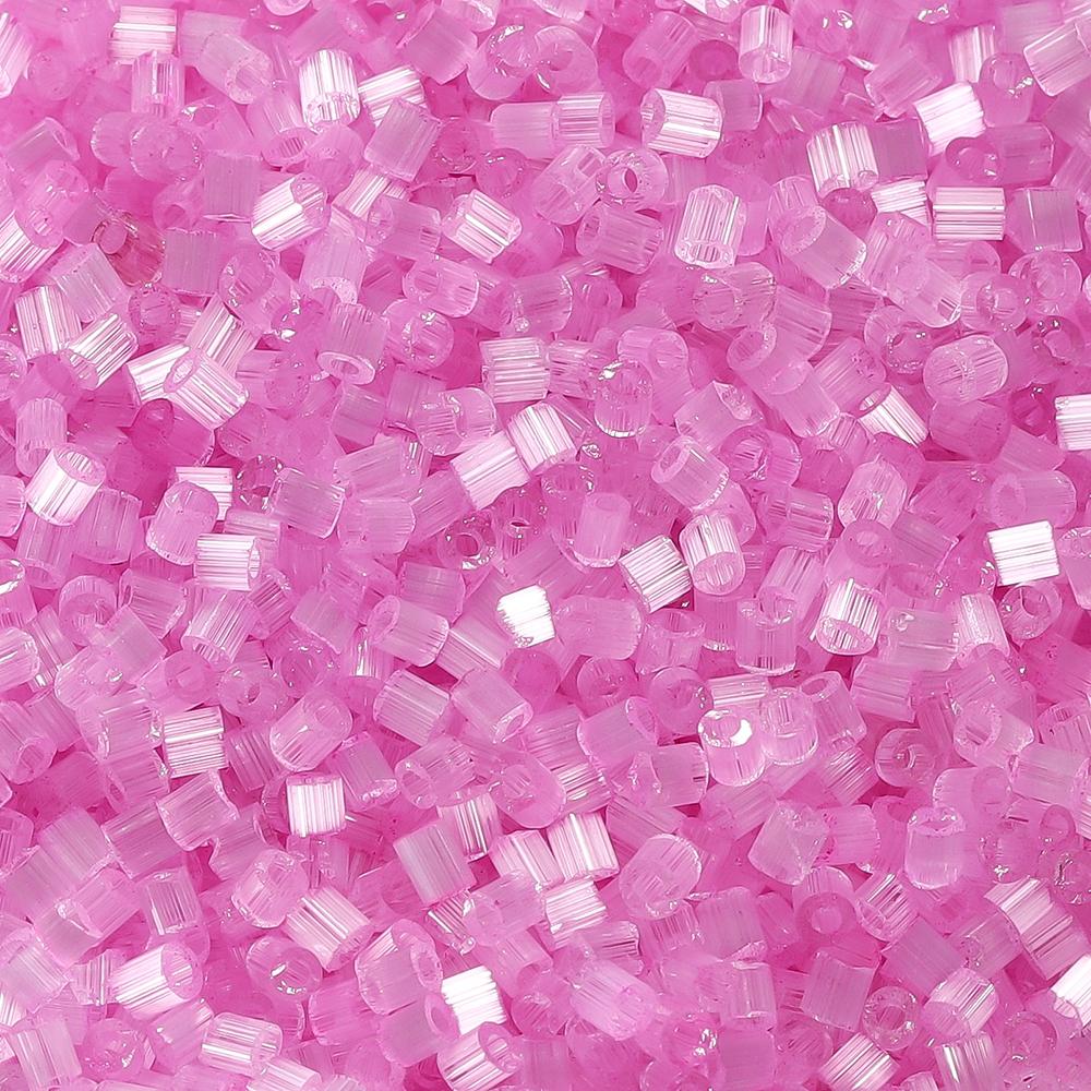 500pcs/lot 2mm Glass Colorful Tube Bead Round Spacer Loose Beads for Jewelry Making DIY Findings Crafts Accessories